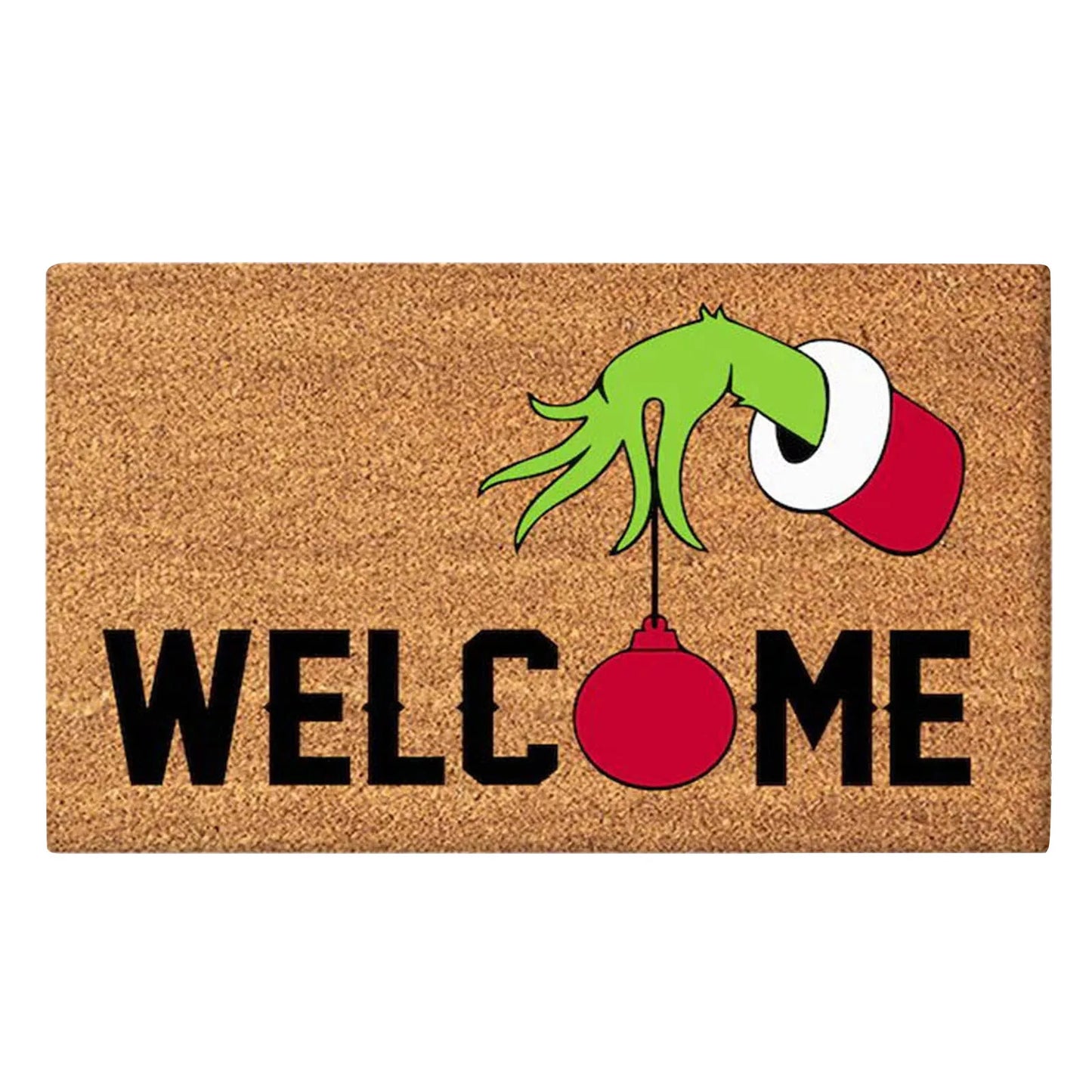 Xmas Welcome Christmas Mat Non-Slip And Washable Doormat Decoration Door Mat Entrance Rugs 40x60 cm-15.7x23.6 inches