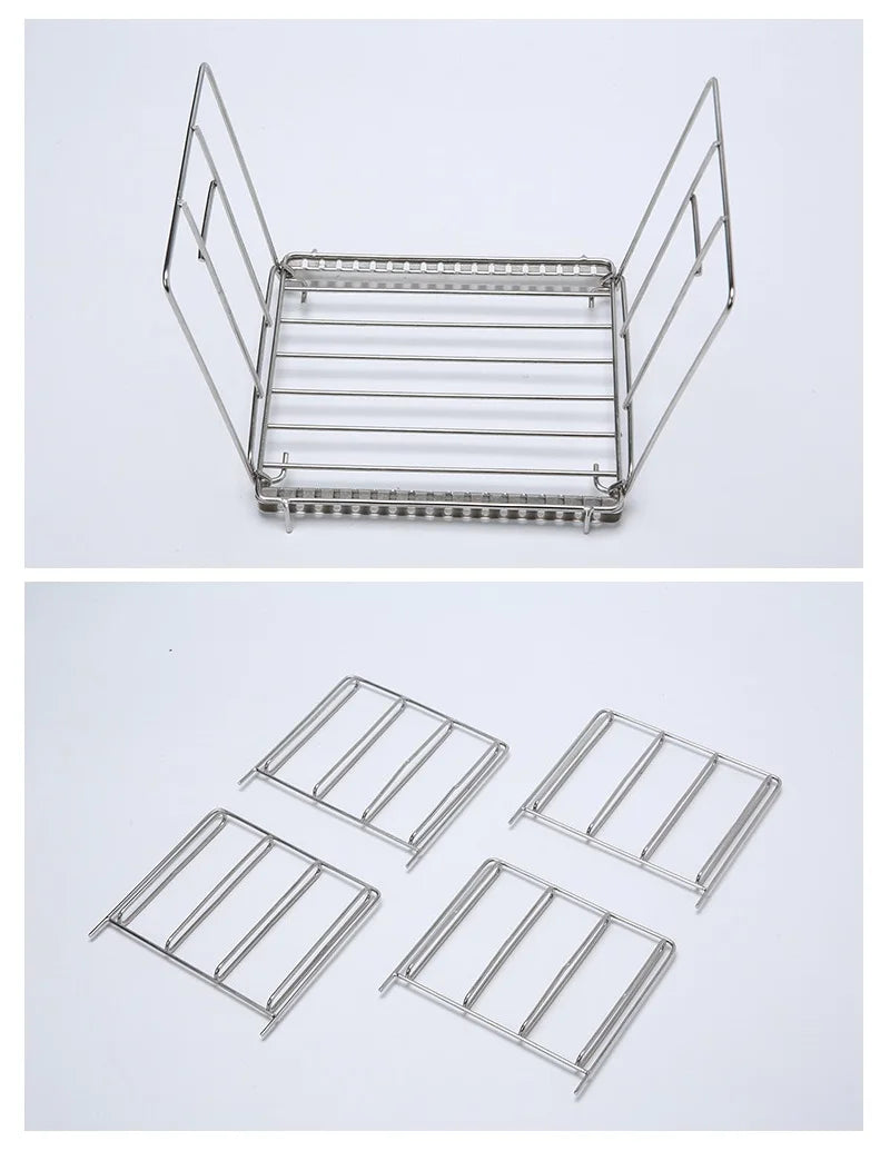 Sous Vide Rack For 11L Container Food Grade 304 Stainless Steel with Adjustable No-Float Top Bar Sous-Vide Machine