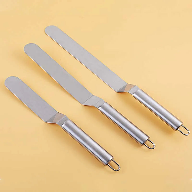 Stainless Steel  Baking & Pastry Tools Portable Cream Spatula Cake Butter Kitchen Pastry Cake Decoration Tools Kitchen Gadgets