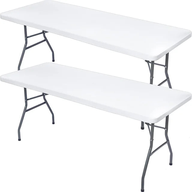 Mantel de LICRA elástico, cubierta para mesa de Picnic ajustada, cubierta de mesa plegable lavable, mantel rectangular de poliéster JAF032