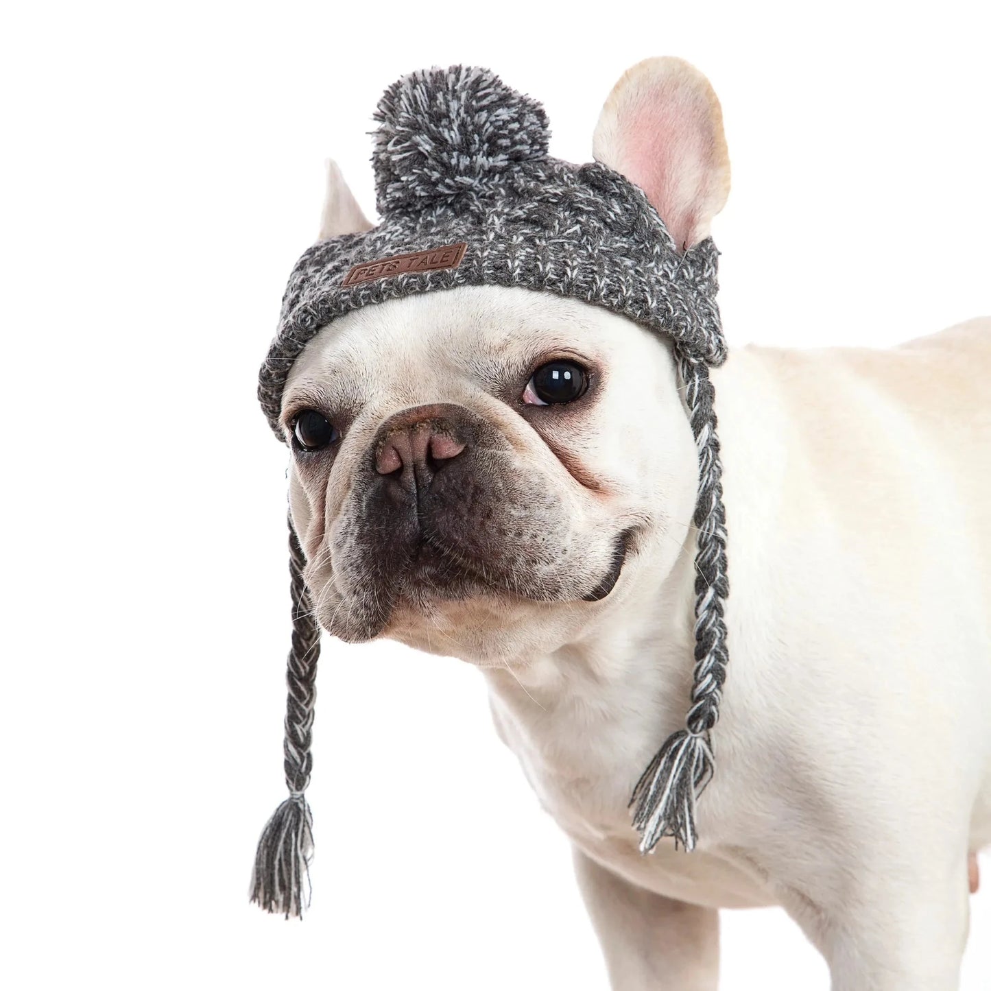 Chapeaux doux d'hiver pour chien, chapeau tricoté chaud pour chien de compagnie, chapeau tricoté coupe-vent pour chien