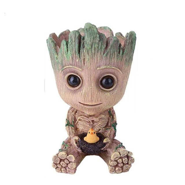 Home Decoration Crafts Miniature Model Office Desktop Display Cartoon Groot Figurines Handicrafts Decor Tree Man Ornament 5CM