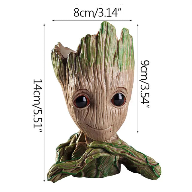 Home Decoration Crafts Miniature Model Office Desktop Display Cartoon Groot Figurines Handicrafts Decor Tree Man Ornament 5CM