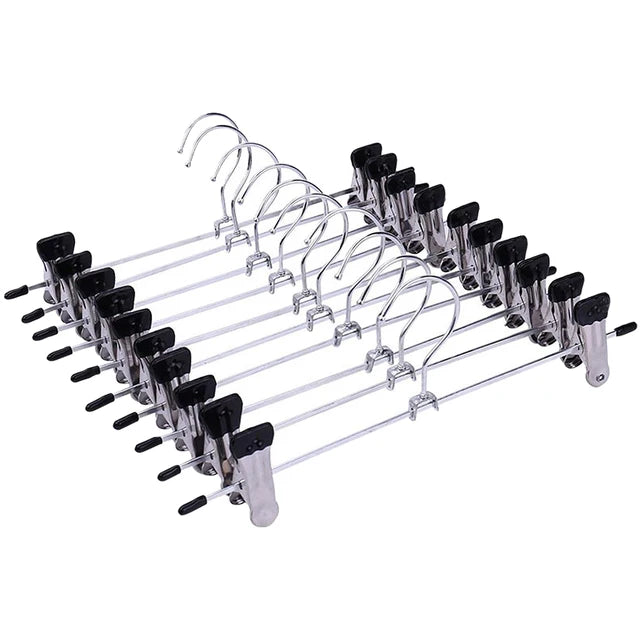 10 Sets of iron pant racks wind proof multi-purpose pant racks for clothes drying home accessories