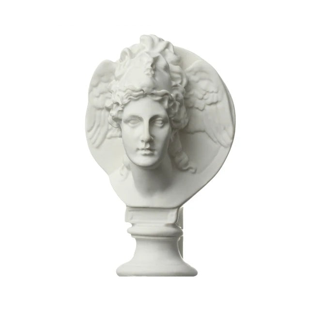 Nordic Style Miniature Plaster Bust Statue Greek Mythology Figurine Famous Sculpture Desktop Ornament Home Decor Drawing Practic