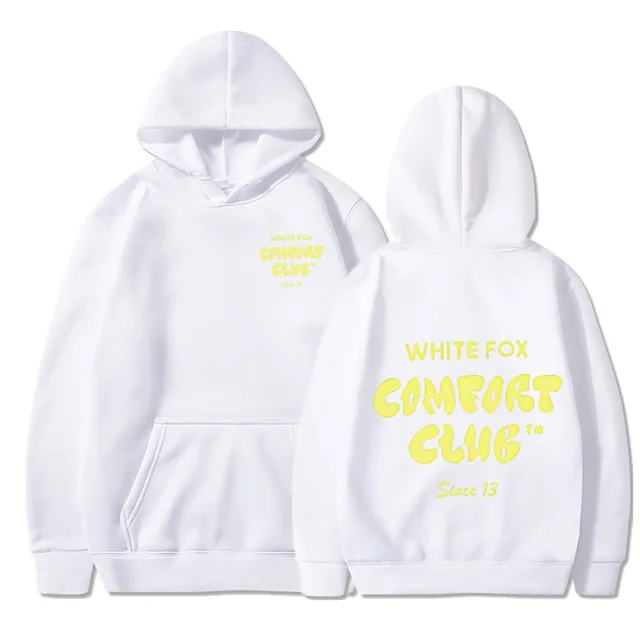 White Fox Comfort Club European American Trendy Fashion for Women Hoodie Casual Colors-12 options