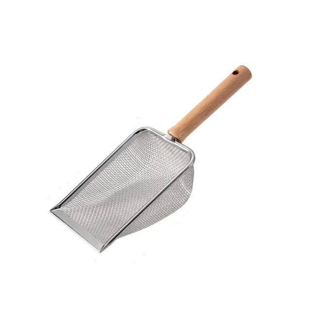 Stainless Steel Cat Litter Shovel Durable Litter Scooper Pets Supplies for Lizards Kitten Kitty Dogs Waste Instant Cleaning Tool