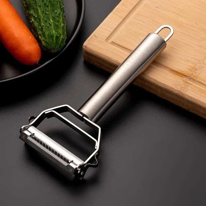 Stainless Steel Peeler Fruit Vegetable Multifunction Grater Julienne Peeler Slice Melon Potato Carrot Cucumber Home Kitchen Tool