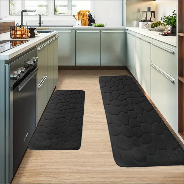 Tapis de cuisine doux, antidérapant, absorbant l'eau, tapis de sol pour chambre à coucher, décoration de la maison