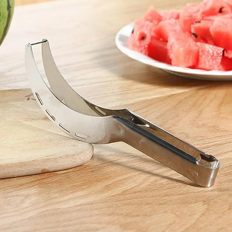 Watermelon Slicer Stainless Steel Windmill Watermelon Cutter Kitchen Fruit Slicer Cutter Tool Home Gadget Kitchen Accessories