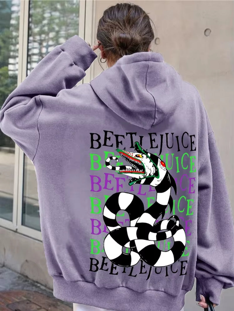 Autumn and Winter Hoodies Men Sweatshirts Unisex 3D Print Animal Black and White Snake Print Hoodie Harajuku Fashion Pullover