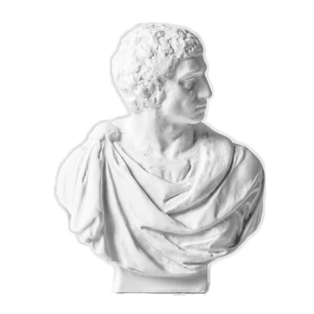 Nordic Style Miniature Plaster Bust Statue Greek Mythology Figurine Famous Sculpture Desktop Ornament Home Decor Drawing Practic