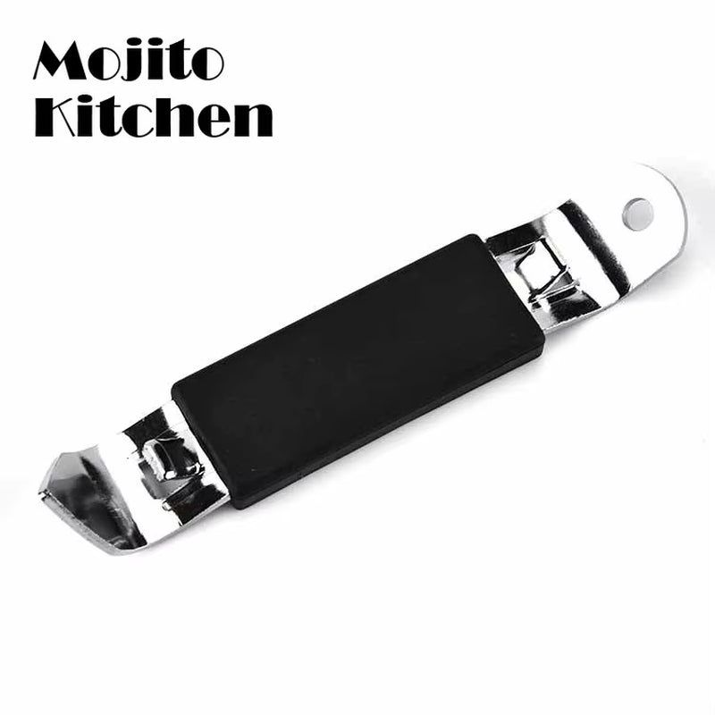 1Pc Stainless Steel Stab Can Opener Bottle Classic Design Red Wine Beer Multifuntion Kitchen Camping Outdoor Gadget Portable Sec