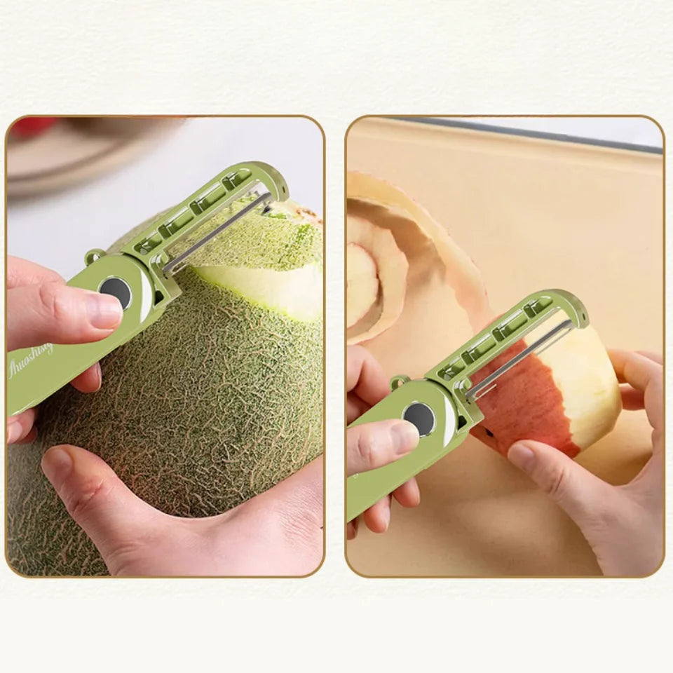 Foldable Vegetable Peeler Stainless Steel Fruit Slicer Potato Cucumber Portable Picnics Sharp Home Kitchen Accessories Tools