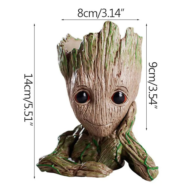 Home Decoration Crafts Miniature Model Office Desktop Display Cartoon Groot Figurines Handicrafts Decor Tree Man Ornament 5CM