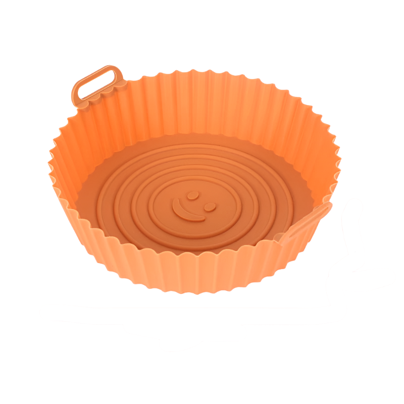 Plateau en Silicone pour friteuse à Air, plateau de cuisson pour four, Pizza, poulet frit, outil de cuisson, doublure réutilisable, panier en Silicone facile à nettoyer