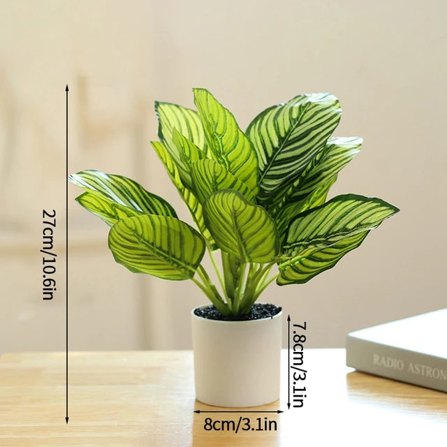 Plantes artificielles en plastique bonsaï petit arbre Simulation Pot ornements de Table en Pot Arrangement de jardin de fleurs décor de Table à la maison 