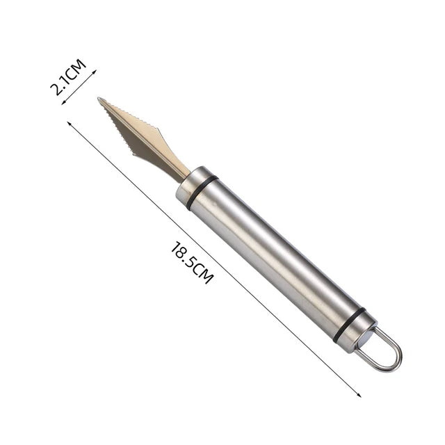 Outil pour fruits et légumes en acier inoxydable, éplucheur de pommes de terre, coupe-pomme, cuillère à Melon, grattoir à écailles de poisson, accessoires de cuisine à domicile