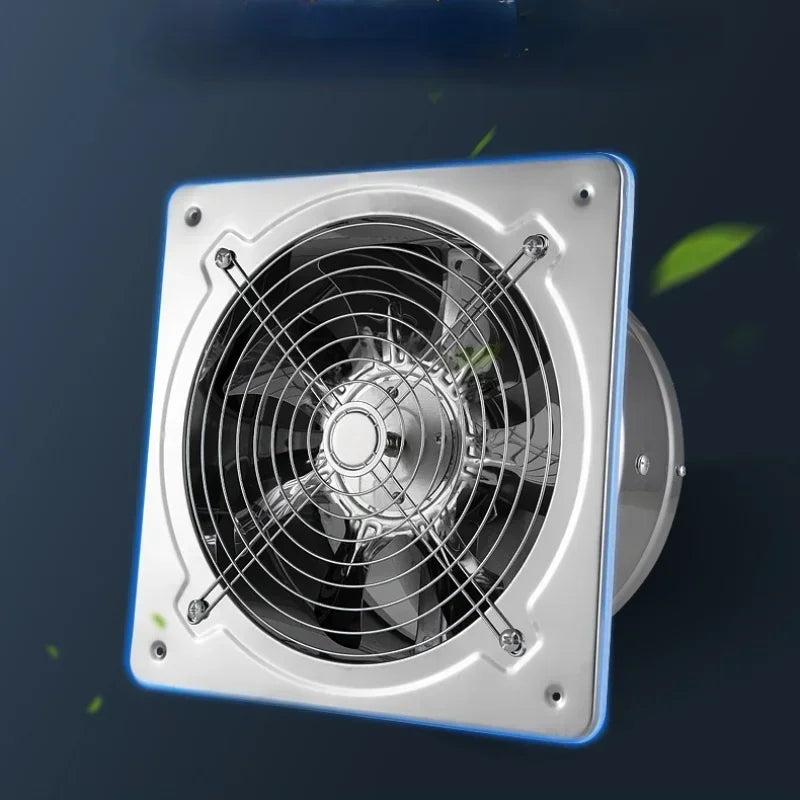 6''7''8'' Stainless Steel Kitchen Ventilator Exhaust Fume Household Exhaust Fan Exhaust Fan Wall Ventilator