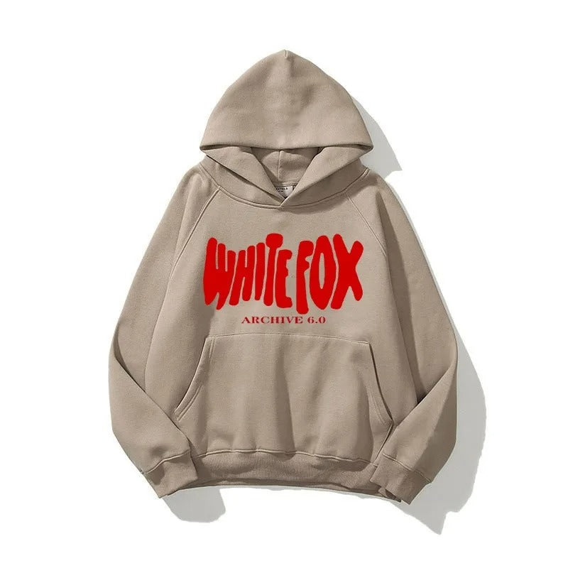 White Fox Popular European Beautiful Women's Hooded Sweater Double Hat Sweater WHITE FOX6 Season