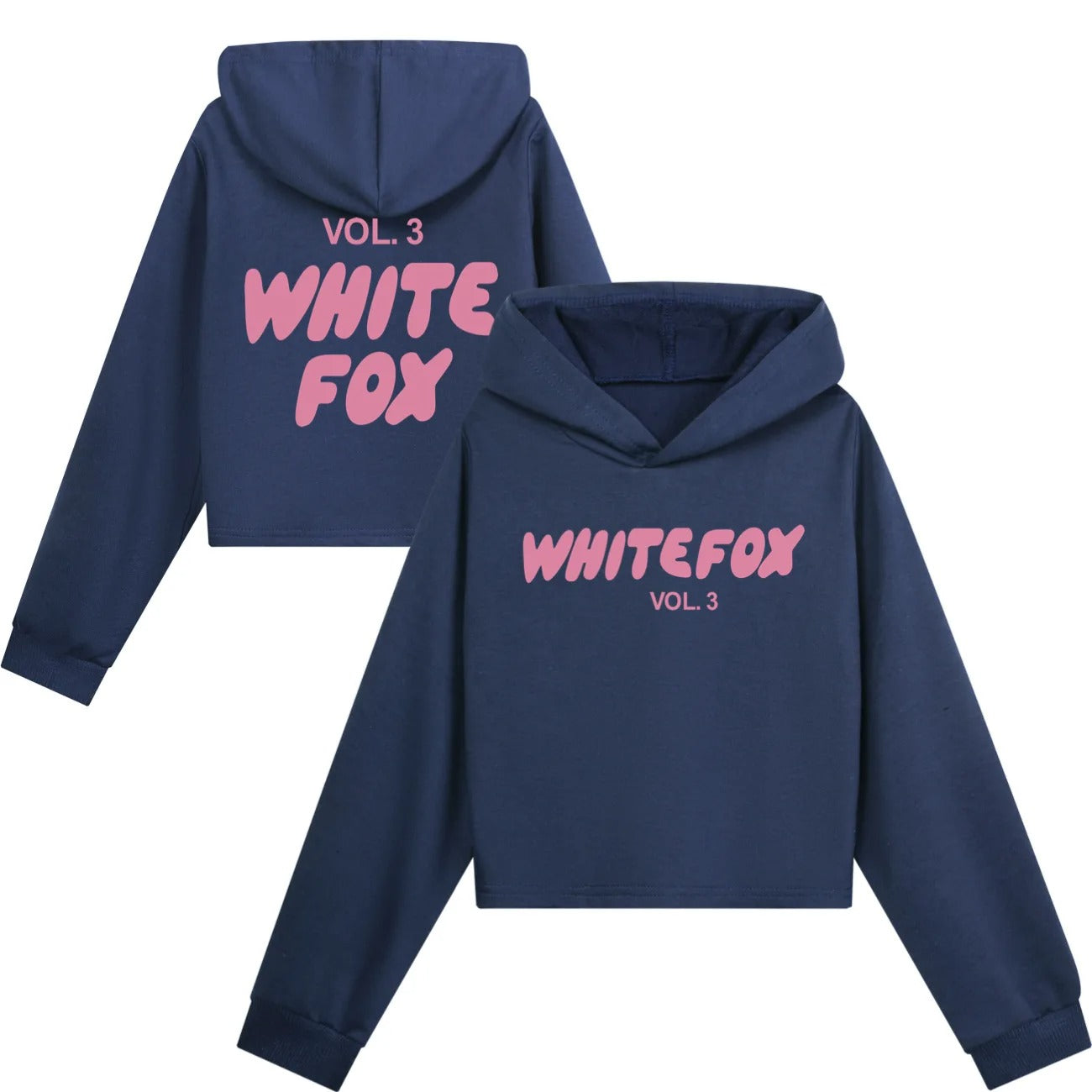 White Fox Spring Fall Children Clothing Hoodie Boys Girls Kids Sport Sweater vol.3 Long-sleeves Sweatshirt