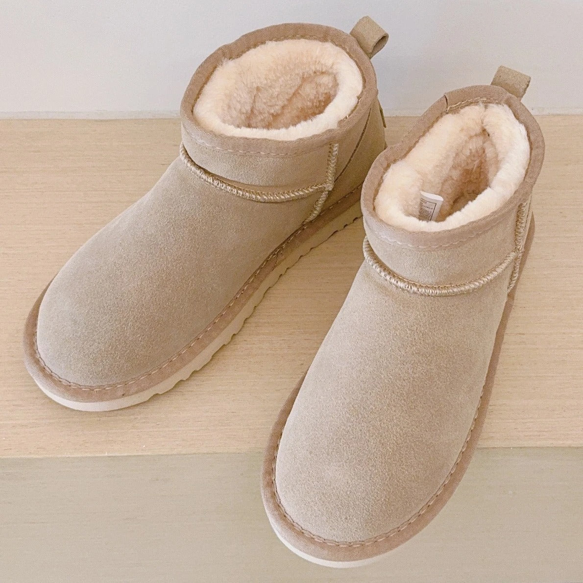 Ugg Boots Winter Warm Women Shoes Real Sheepskin Wool Fur Flat Slippers Classic Ultra Mini Lady Snow Ankle Boots New Design Short Boot 8 variants